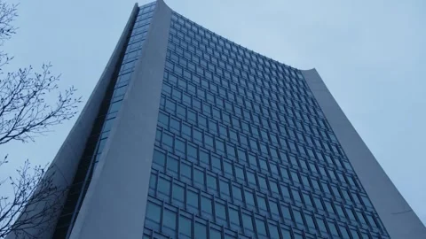 Futuristic Building Stock Footage 317464922