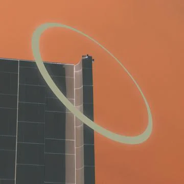 Futuristic building Stock Illustration