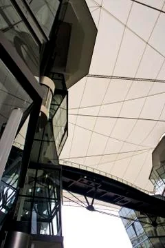 Futuristic building Stock Photos