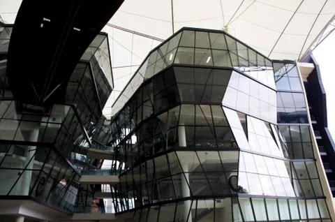 Futuristic building Stock Photos