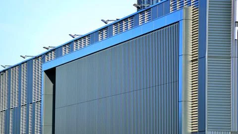 The futuristic building Stock Photos