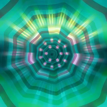 Futuristic Burst Stock Illustration