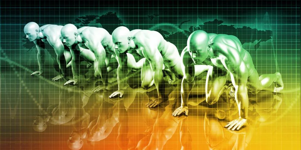 Futuristic Business Stock Illustration