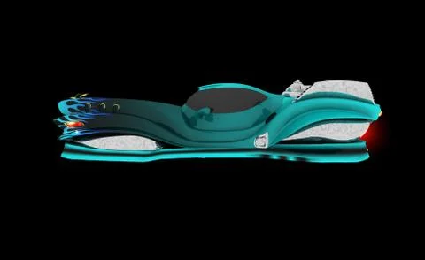 Futuristic car Stock-Illustration