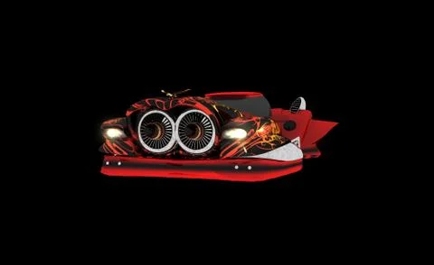 Futuristic car Stock-Illustration