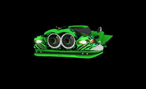 Futuristic car Stock-Illustration