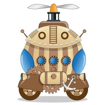 Futuristic car. Stock Illustration