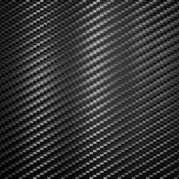 Futuristic carbon fiber background pattern. 3d rendering Carbon Fiber text... Foto stock