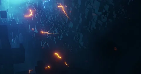 Futuristic central processing unit abstract high tech background. Stock Footage 148186567