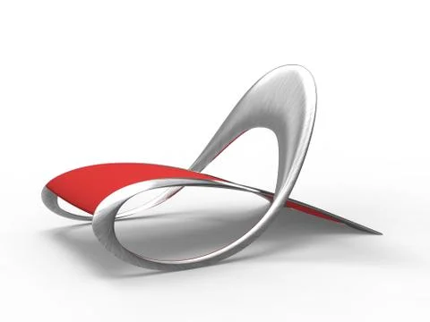 Futuristic Chair Иллюстрация