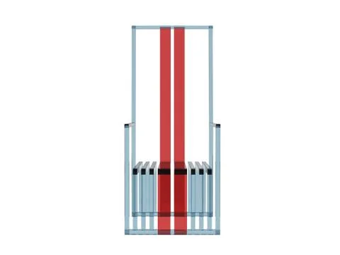 Futuristic Chair Illustrazione stock