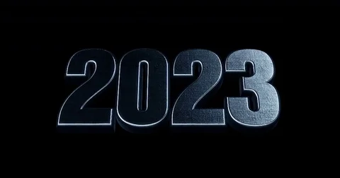 Futuristic Cinematic 3d Animated Text - 2023 Stock Footage 78514208
