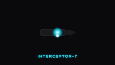 Futuristic cinematic sci-fi logo reveal with dynamic blue energy graphics Stock Footage 337502667