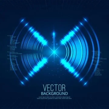 Futuristic circle Stock Illustration