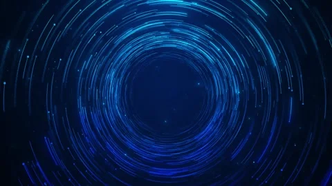 Futuristic circle interface blue digital high technology circle hud digital Video stock 312430941