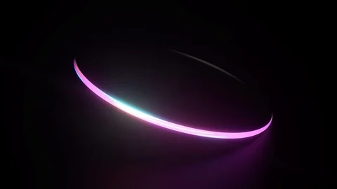 Futuristic circle light Stock Footage 122667402