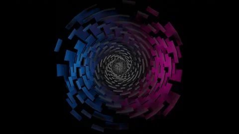 Futuristic Circle Motion Stock Footage 138792992