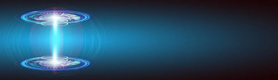 Futuristic circle vector HUD, UI  interface screen design. Stock Illustration