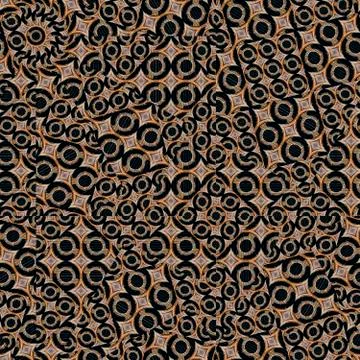 Futuristic Circles Abstract Pattern copy Stock Illustration