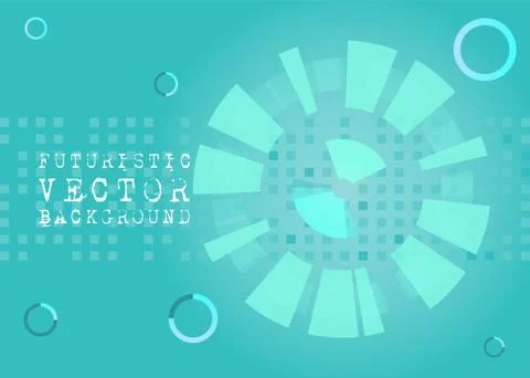 Futuristic circles background template vector illustration. Cyber monday Ilustração Stock