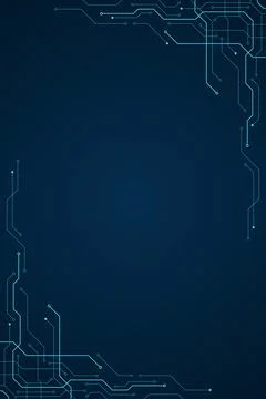 Futuristic Circuit Board Background for Tech Design and Digital Projects Stock Illustration