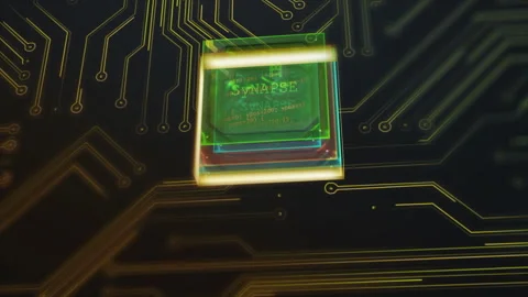 Futuristic Circuit Board Electronics Hi-Tech Stock Footage 281555787