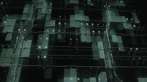 Futuristic circuit CPU hacker animation serer data coding hud Stock Footage 109202566