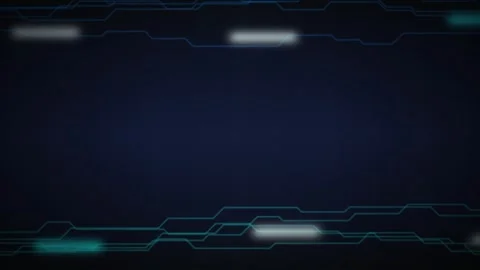 Futuristic circuit line interface seamless loop motion background Stock Footage 345075682