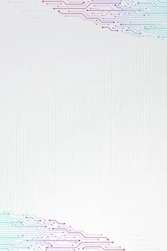 Futuristic Circuit Technology Background for Digital Design Illustrazione stock