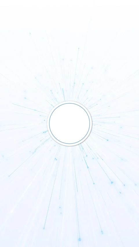 Futuristic circular interface with high-tech cyber elements, digital innovation Stock Footage 315419317