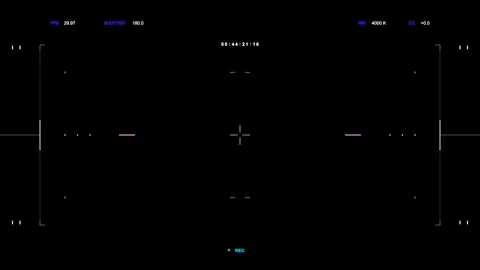Futuristic Circular Rotating Tech Engine Core HUD Overlay with Segmented Rin Stock Footage 343626677