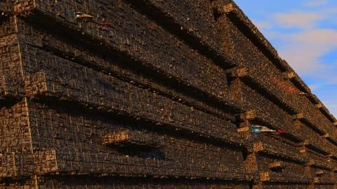 Futuristic city Stock Illustration