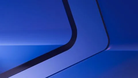 Futuristic Close-Up of a Curved Blue Gradient Background Stock Illustration