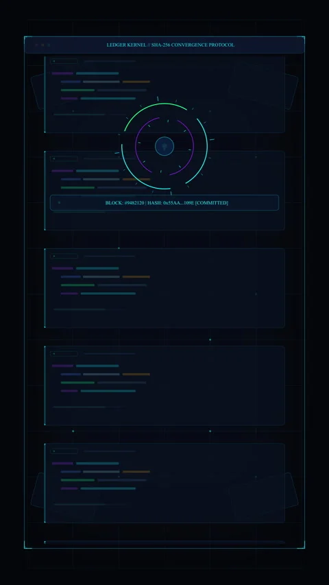 Futuristic coding animation with neon hud elements and dark interface 스톡 동영상 346637550