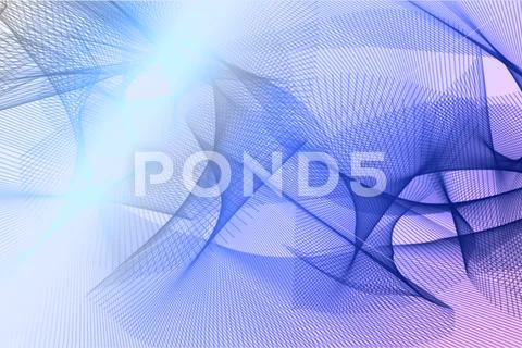 Futuristic Color Wave Abstract Design With Soft Light Effect PSD Template