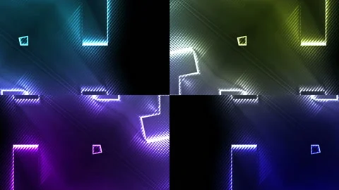 Futuristic Colorful Background Loop Stock Footage 201482295