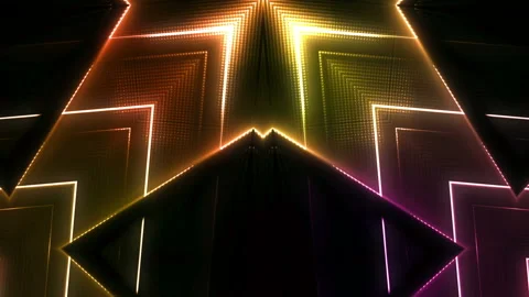 Futuristic Colorful Background Loop Stock Footage 201483453