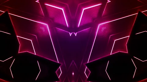 Futuristic Colorful Background Loop Stock Footage 201483551