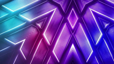 Futuristic Colorful Background Loop Stock Footage 201483867
