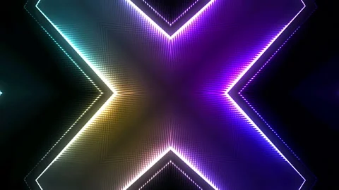 Futuristic Colorful Background Loop Stock Footage 201484033