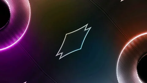 Futuristic Colorful Background Loop Stock Footage 201514431