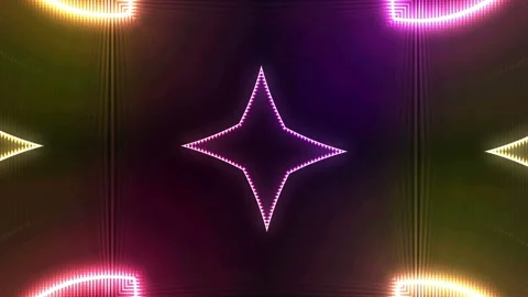 Futuristic Colorful Background Loop Stock Footage 201514619