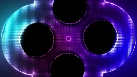 Futuristic Colorful Background Loop Stock Footage 201514881