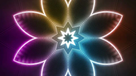 Futuristic Colorful Background Loop Stock Footage 201515323