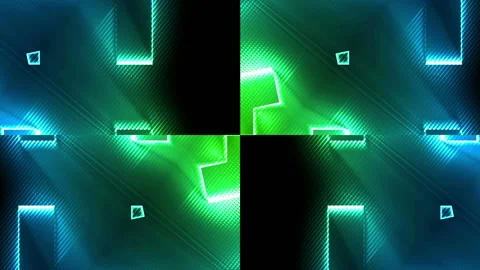 Futuristic Colorful Background Loop Stock Footage 201516486