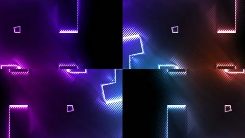 Futuristic Colorful Background Loop Stock Footage 201516674