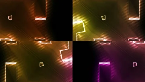 Futuristic Colorful Background Loop Stock Footage 201516790