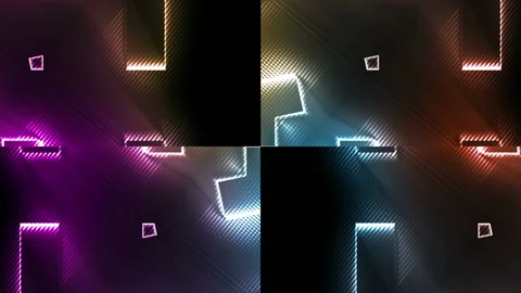 Futuristic Colorful Background Loop Stock Footage 201517029