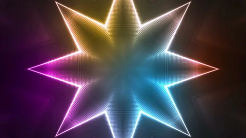 Futuristic Colorful Background Loop Stock Footage 201522194