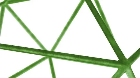 Futuristic colorful connected structure on a white background. Design. Straight Stock Illustration
